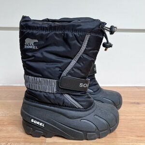 Sorel Black and Gray Snow Boots